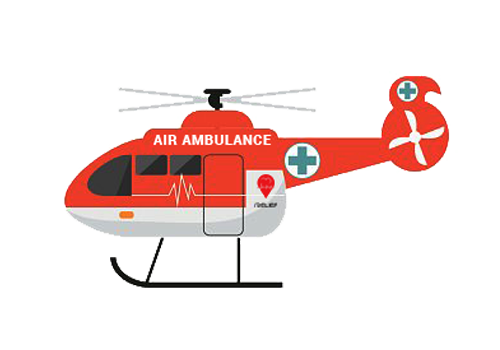Call air ambulance booking