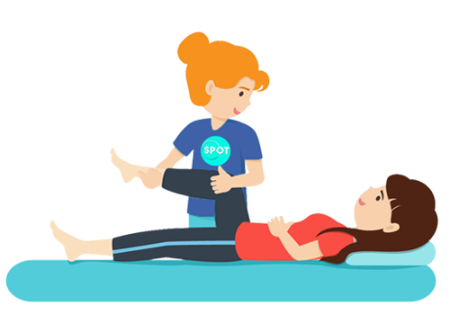 Homecare physiotherapy treatment from a trained physiotherapist