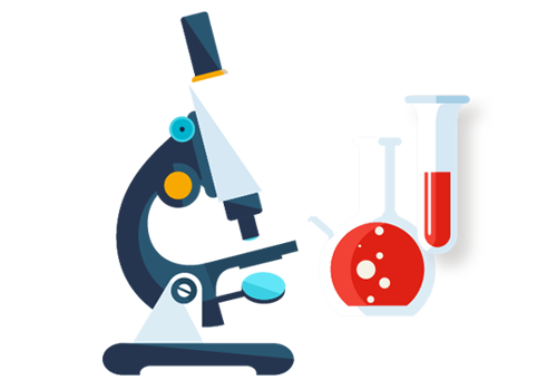 A microscope lab test equipment