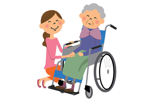 Senior caretakers at home